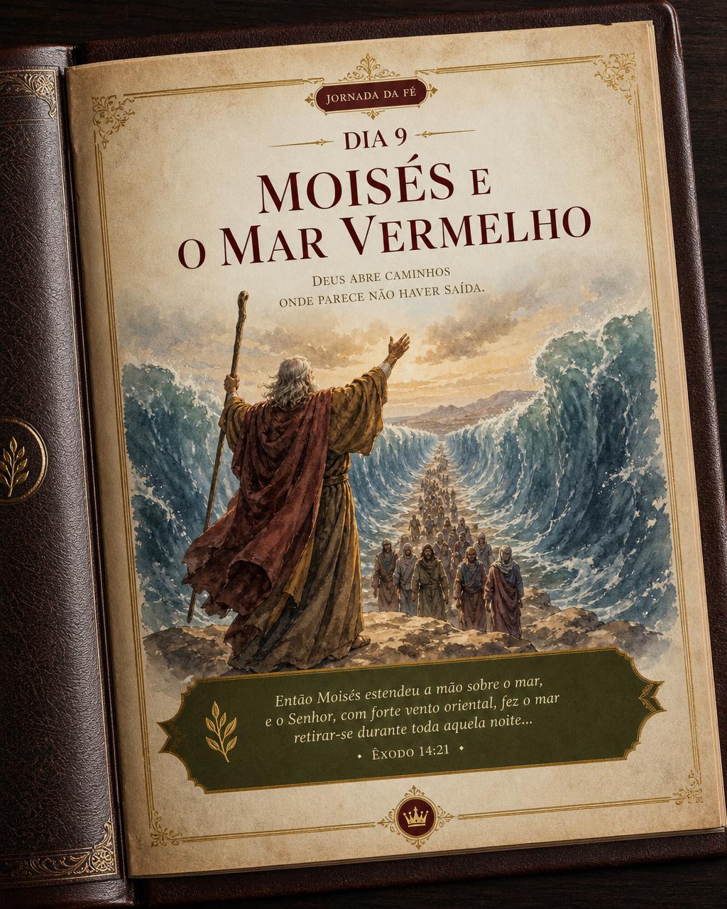 Dia 9 — Moisés e o Mar Vermelho